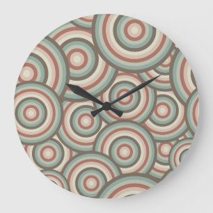 Horloge circulaire verte