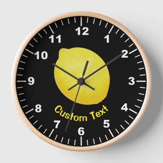 Horloge Citron (Recto)