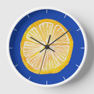 Horloge Citron Citrus