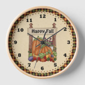 Horloge Citrouille d'automne (Recto)