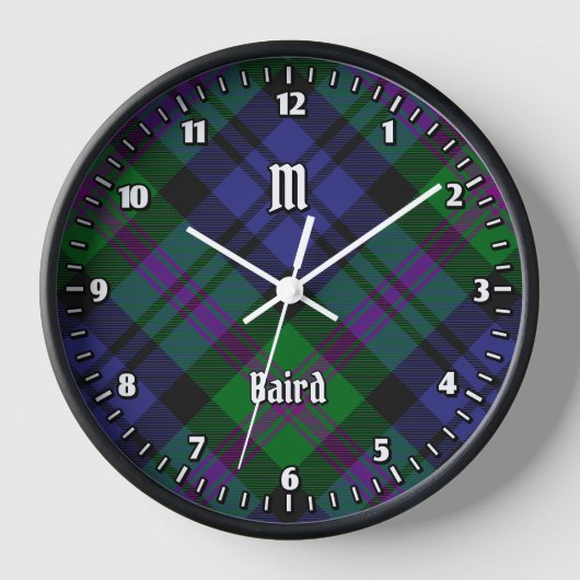 Horloge Clan Baird Tartan (Recto)