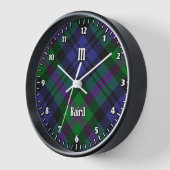 Horloge Clan Baird Tartan (Angle)