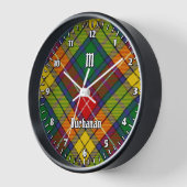 Horloge Clan Buchanan Tartan (Angle)