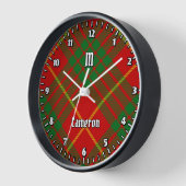 Horloge Clan Cameron Tartan (Angle)