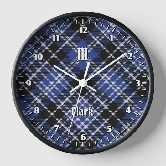 Horloge Clan Clark Tartan (Recto)