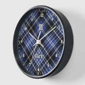 Horloge Clan Clark Tartan (Angle)