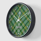 Horloge Clan Currie Tartan (Angle)