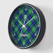 Horloge Clan Douglas Tartan (Angle)