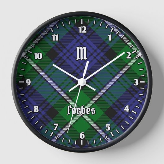 Horloge Clan Forbes Tartan (Recto)