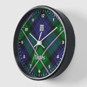 Horloge Clan Forbes Tartan (Angle)