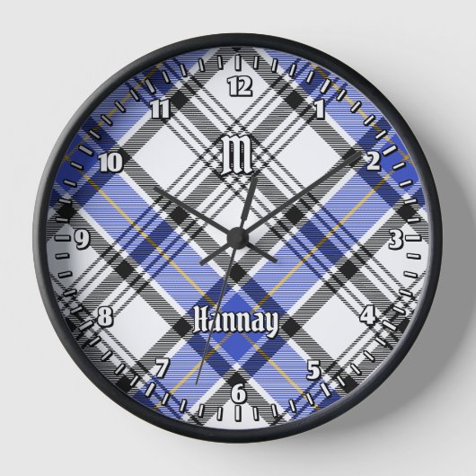 Horloge Clan Hannay Tartan (Recto)