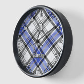 Horloge Clan Hannay Tartan (Angle)