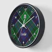 Horloge Clan Leslie Chasse Tartan (Angle)