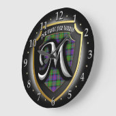 Horloge Clan MacDonald Tartan (Angle)
