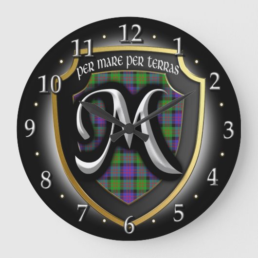 Horloge Clan MacDonald Tartan (Recto)