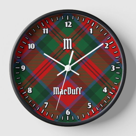 Horloge Clan MacDuff Tartan (Recto)
