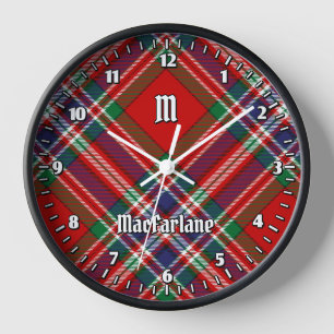 Horloge Clan MacFarlane Red Tartan