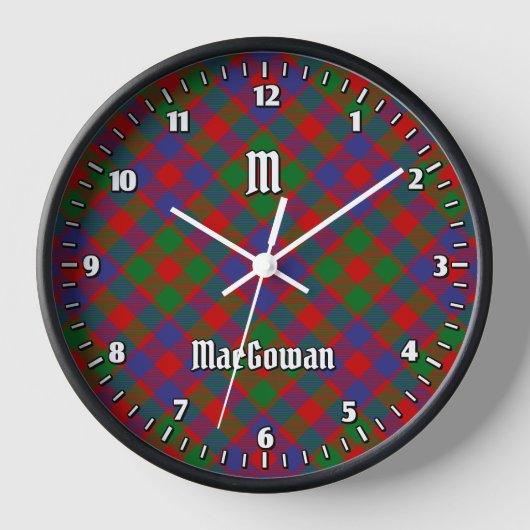 Horloge Clan MacGowan Tartan (Recto)