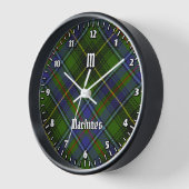 Horloge Clan MacInnes Tartan (Angle)