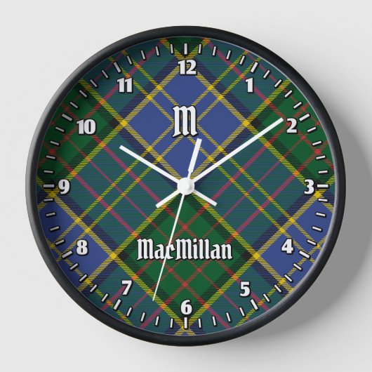 Horloge Clan MacMillan Chasse Tartan (Recto)