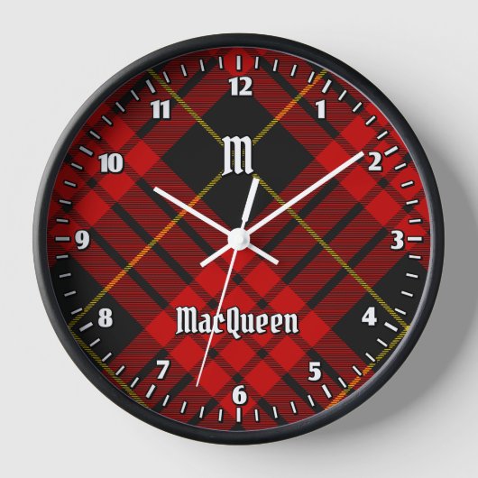 Horloge Clan MacQueen Tartan (Recto)