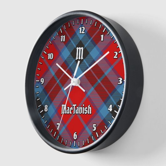 Horloge Clan MacTavish Tartan (Angle)
