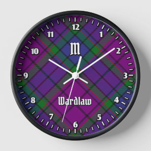 Horloge Clan Wardlaw Tartan
