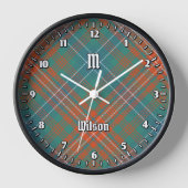 Horloge Clan Wilson Ancienne Tartan (Recto)