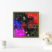 Horloge classique du mur Junkie Arcade (Maison)