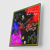 Horloge classique du mur Junkie Arcade (Angle)