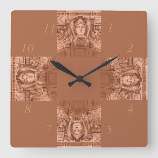 Horloge - Clavier féminin (Recto)