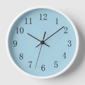 Horloge Clock Blue Kitchen Wall (Recto)
