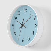 Horloge Clock Blue Kitchen Wall (Angle)