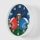 Horloge Clock de football (Angle)