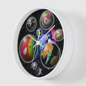 Horloge Clock de Planetoids (Angle)