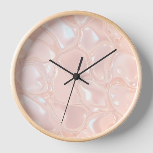 Horloge Clock Peach Slime Design (Recto)