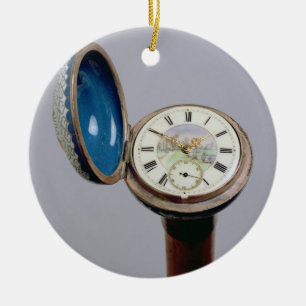 Horloge (cloisonne enamel) keramisch ornament