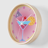 Horloge Cocktail Hour Wall Clock (Angle)