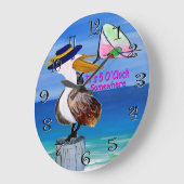 horloge cocktail pélican (Angle)