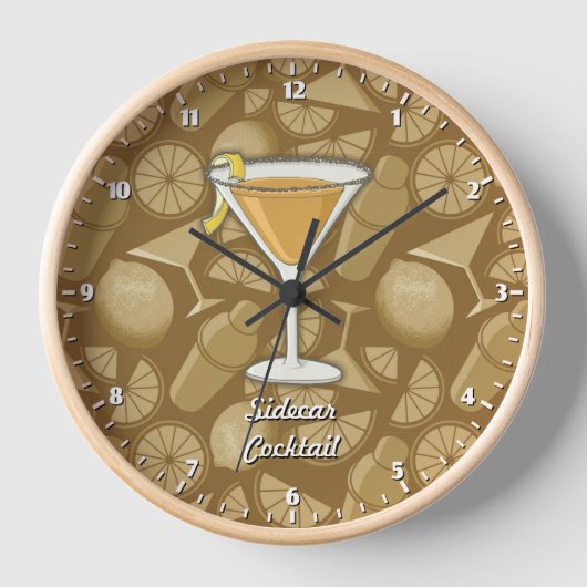 Horloge Cocktail Sidecar (Recto)