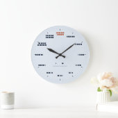 Horloge Code Morse - Longueur de Signal Réelle, Bl (Maison)