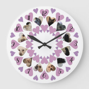 Horloge Cœurs