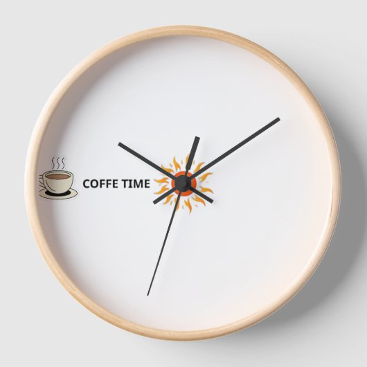 HORLOGE COFFEE TIME (Recto)