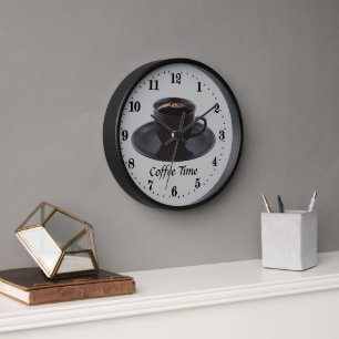 Horloge coffee time decor