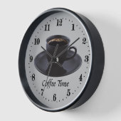 Horloge coffee time decor (Angle)