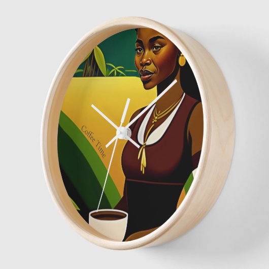 Horloge Coffee Time Wall Clock (Angle)