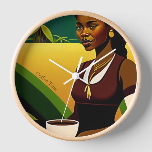 Horloge Coffee Time Wall Clock (Recto)