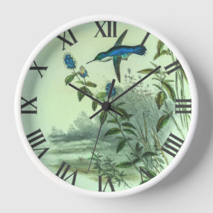 Horloge Colibri vintage par John Gould