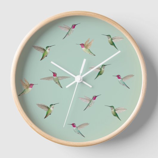 Horloge Colibris d'Anna (Recto)