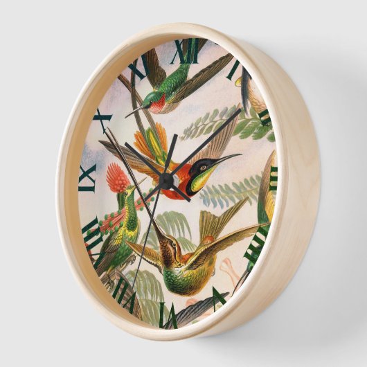 Horloge Colibris - Ernst Haeckel (Angle)